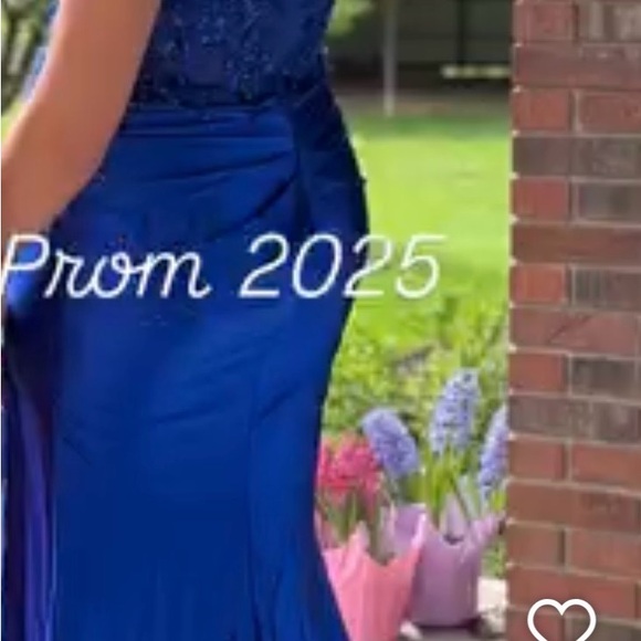 Elegant Blue Evening Gown prom - Picture 2 of 3